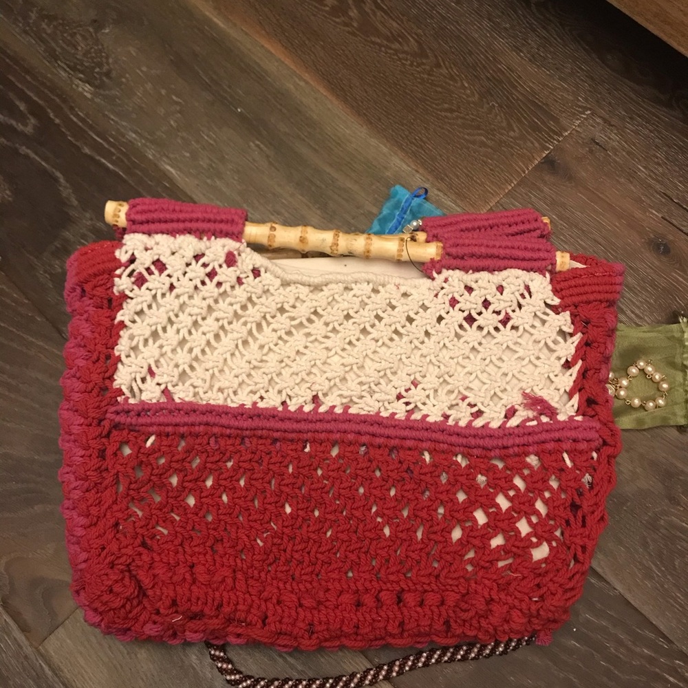 Crochet Bamboo Tote